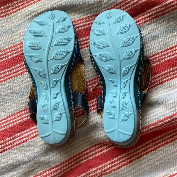 New Leather Socofy Sandals size 40 - Picture 5 of 5